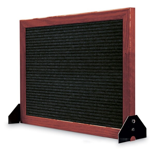 Indoor Enclosed Combo Board, 48"x36", Bronze Frame/Green & Burgundy